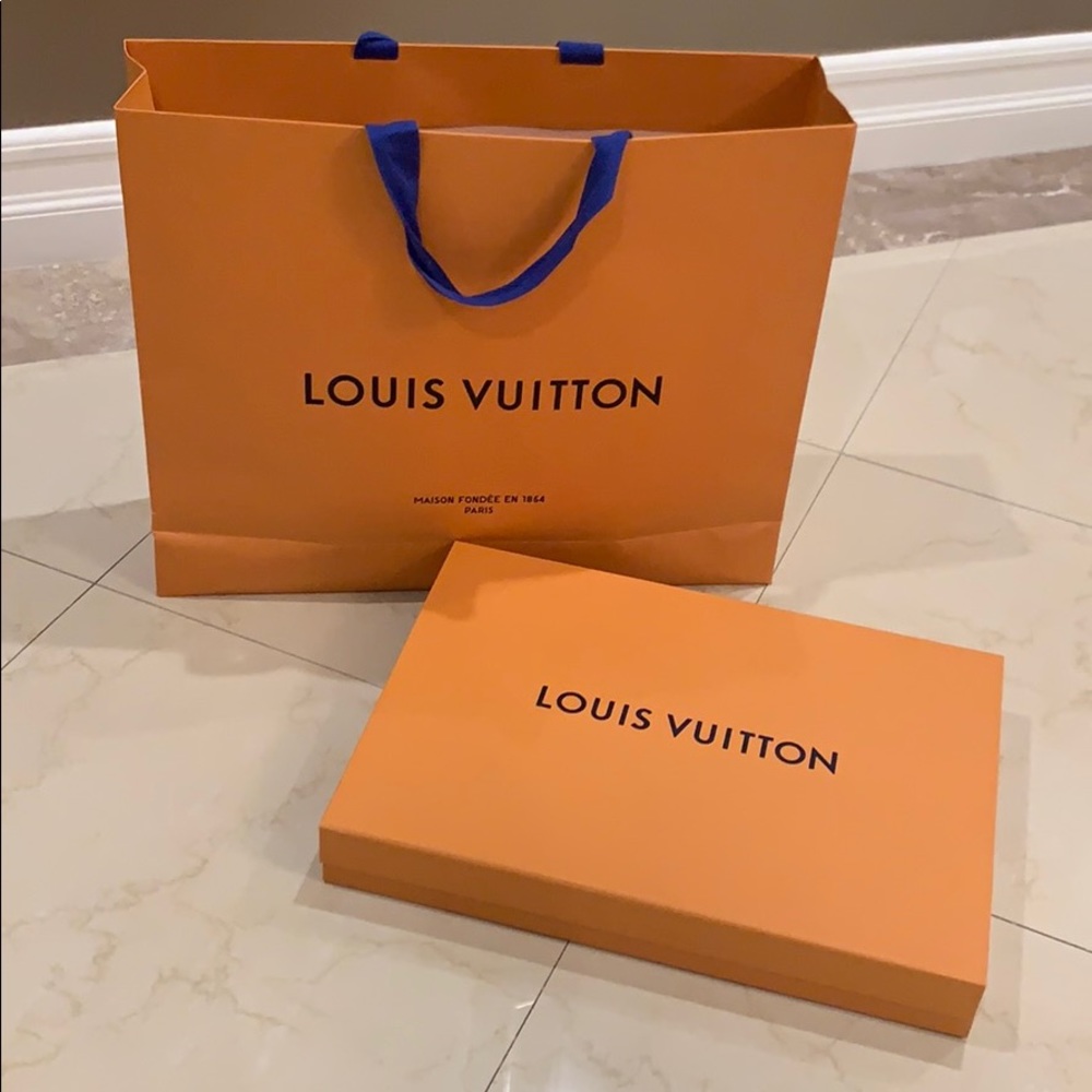 Louis Vuitton box and bag